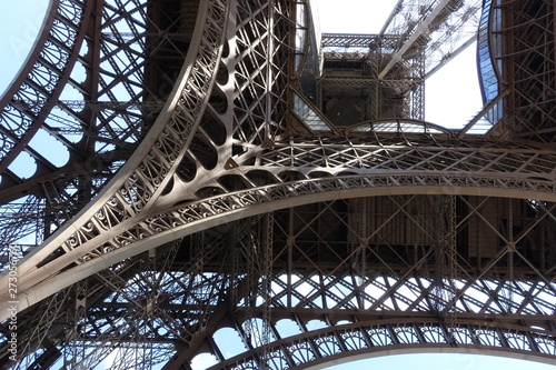 view from under Eiffeltower
