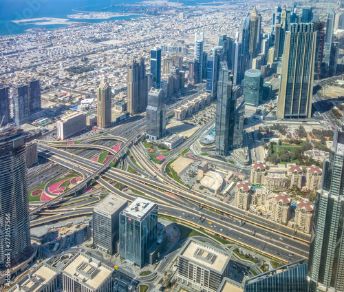 Dubai aerial view