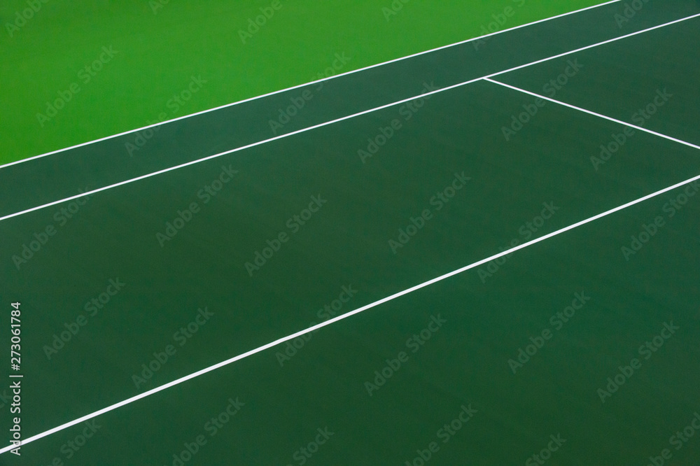 green tennis court surface, sport background