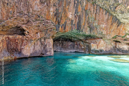 Sailboat off the coast of Sardinia - Italy