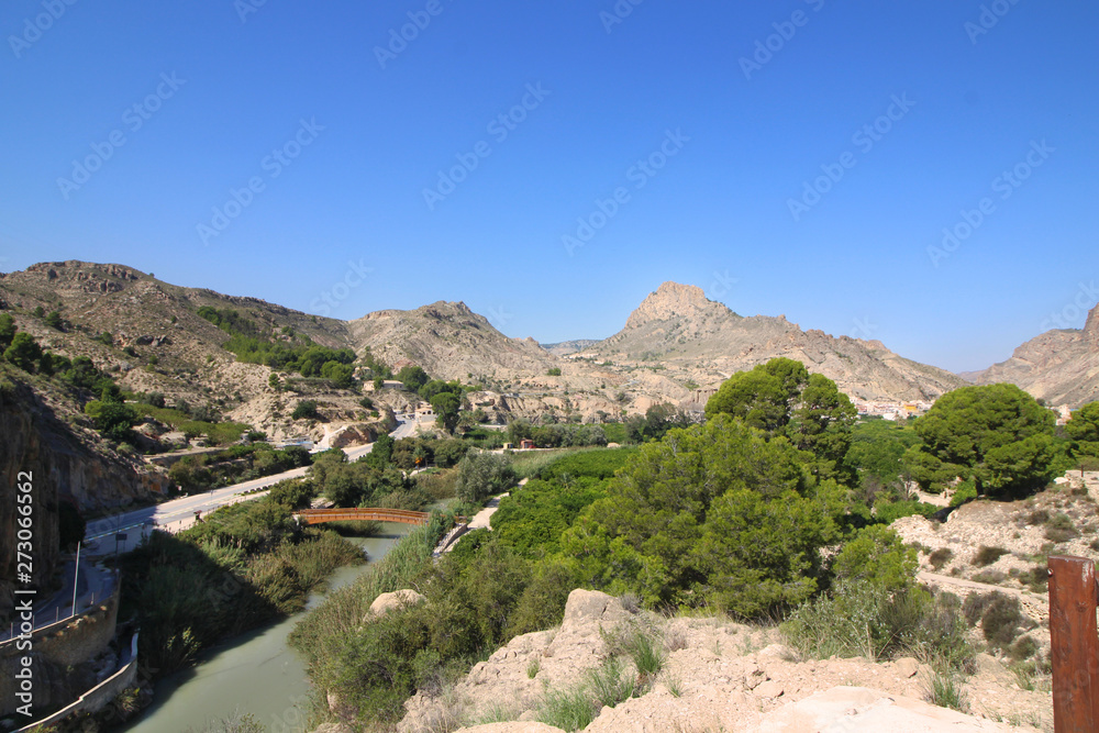Obraz premium Salto de la Novia, Ojós, Murcia, España