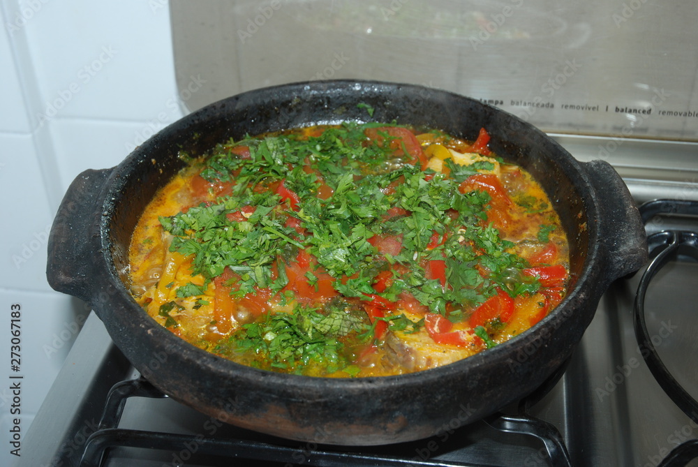 cooking in a frying pan