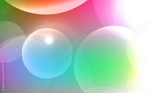 Abstract Bokeh white circle background