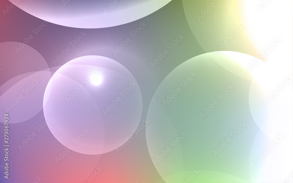 Abstract Bokeh white circle background