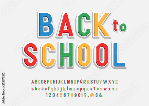 Cool modern alphabet.