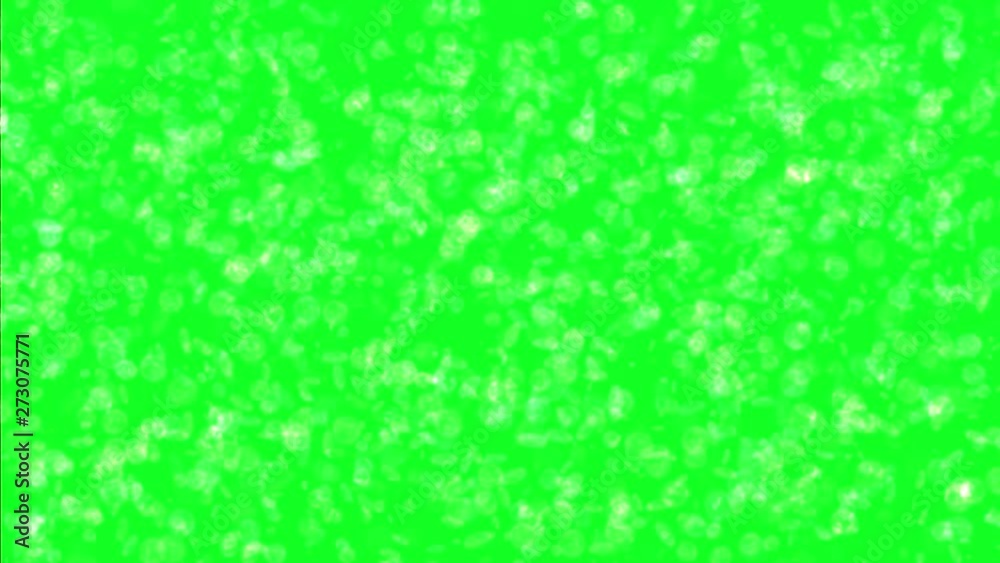 Many microbs on green screen Many microbs on green screen