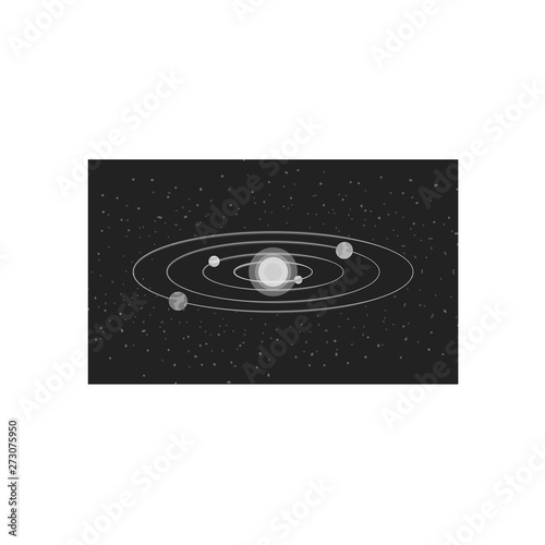 Isolated object of constellation and star icon. Collection of constellation and interstellar stock symbol for web.