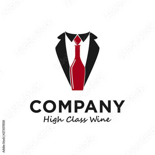 High class wine logo design inspiration