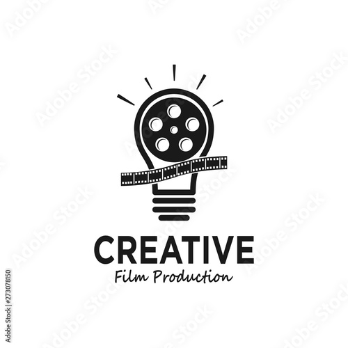 Creative film / movie retro logo inspiration