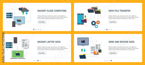 Backup data cloud computing
