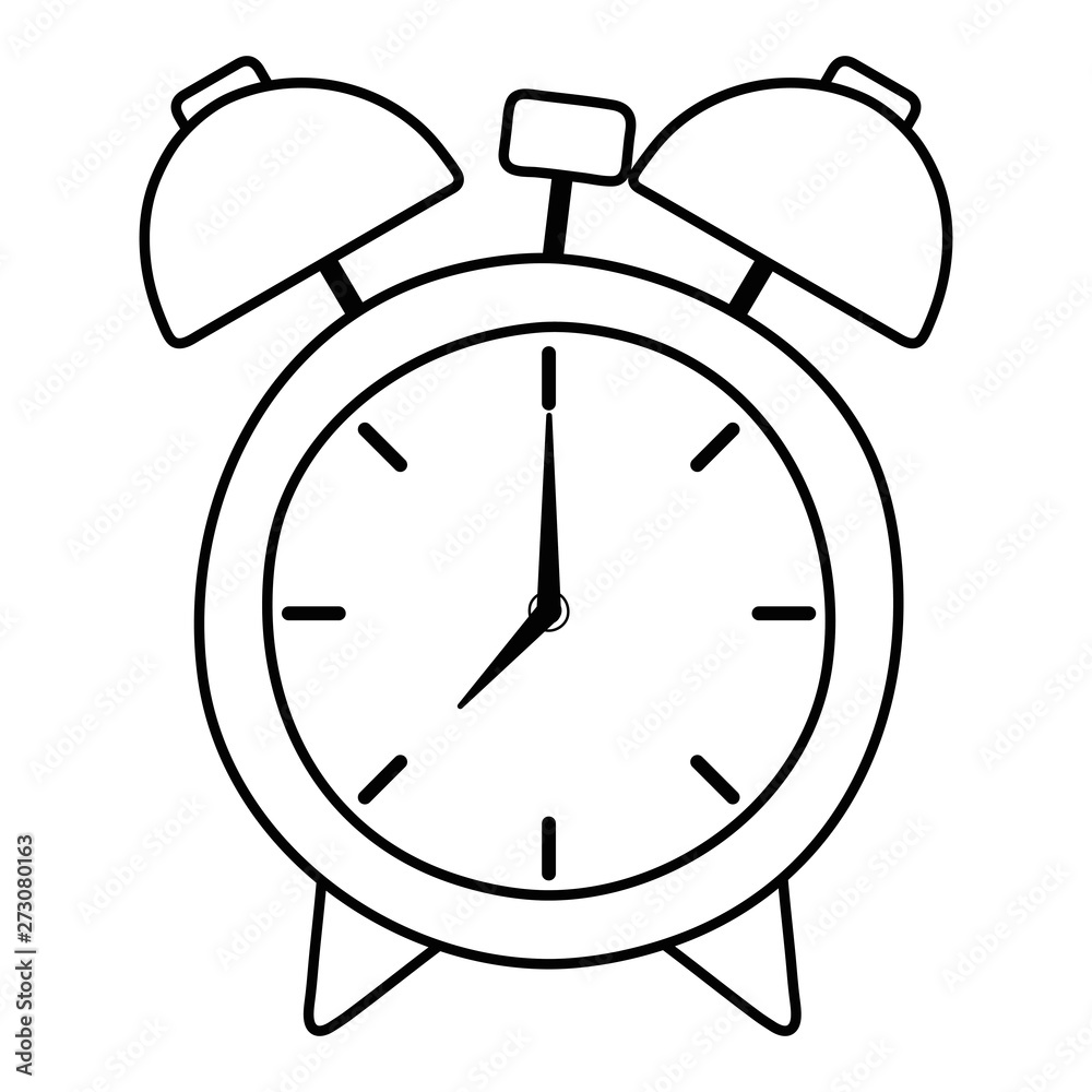 Isolated clock design vector illustrator Isolated clock design vector illustrator
