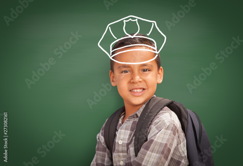Young Hispanic Student Boy ...