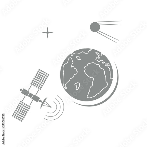 Earth Day Planet Earth, satellite, orbital station
