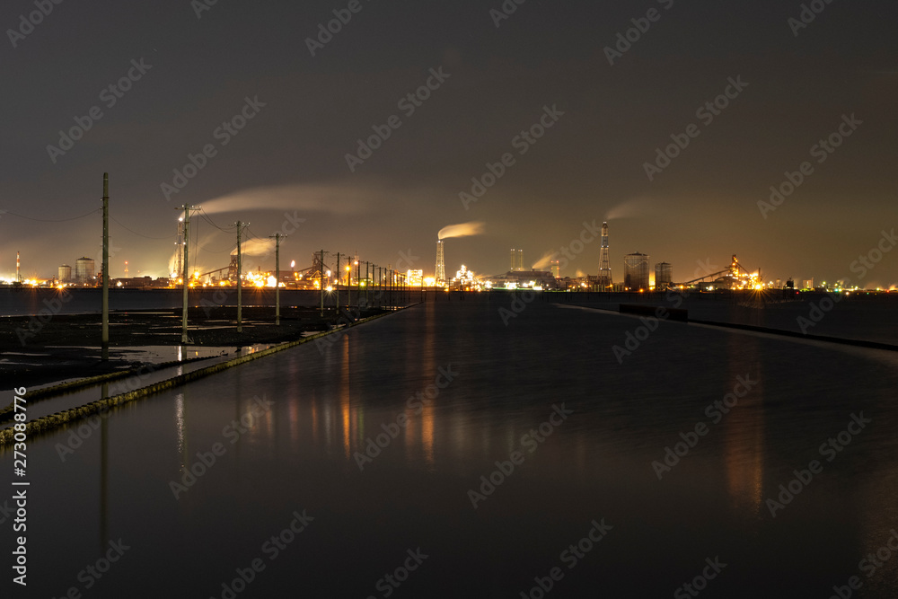 工場の夜景 工場の夜景