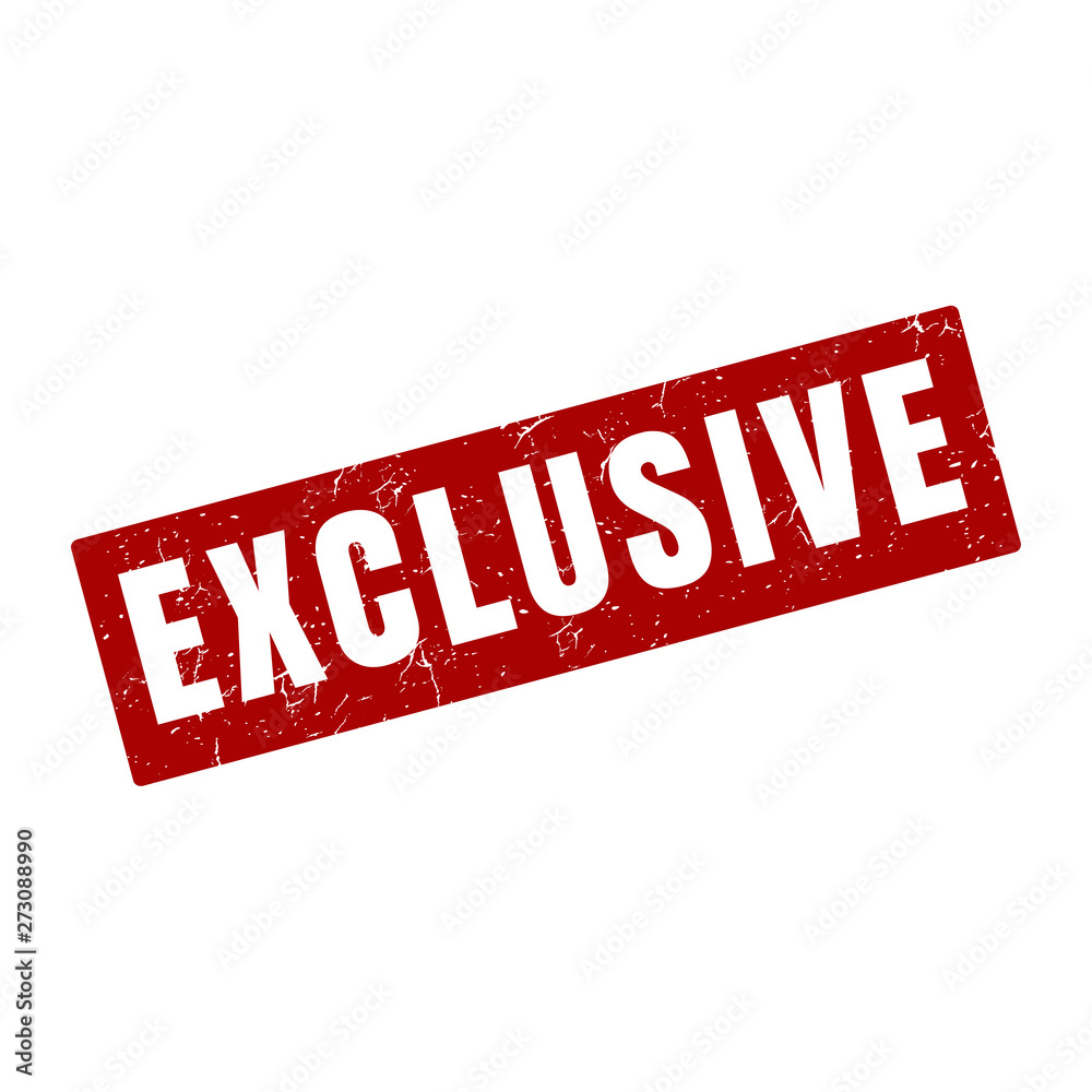 Fototapeta premium exclusive Stamp square vintage grunge Texture isolated sign Vector Illustration