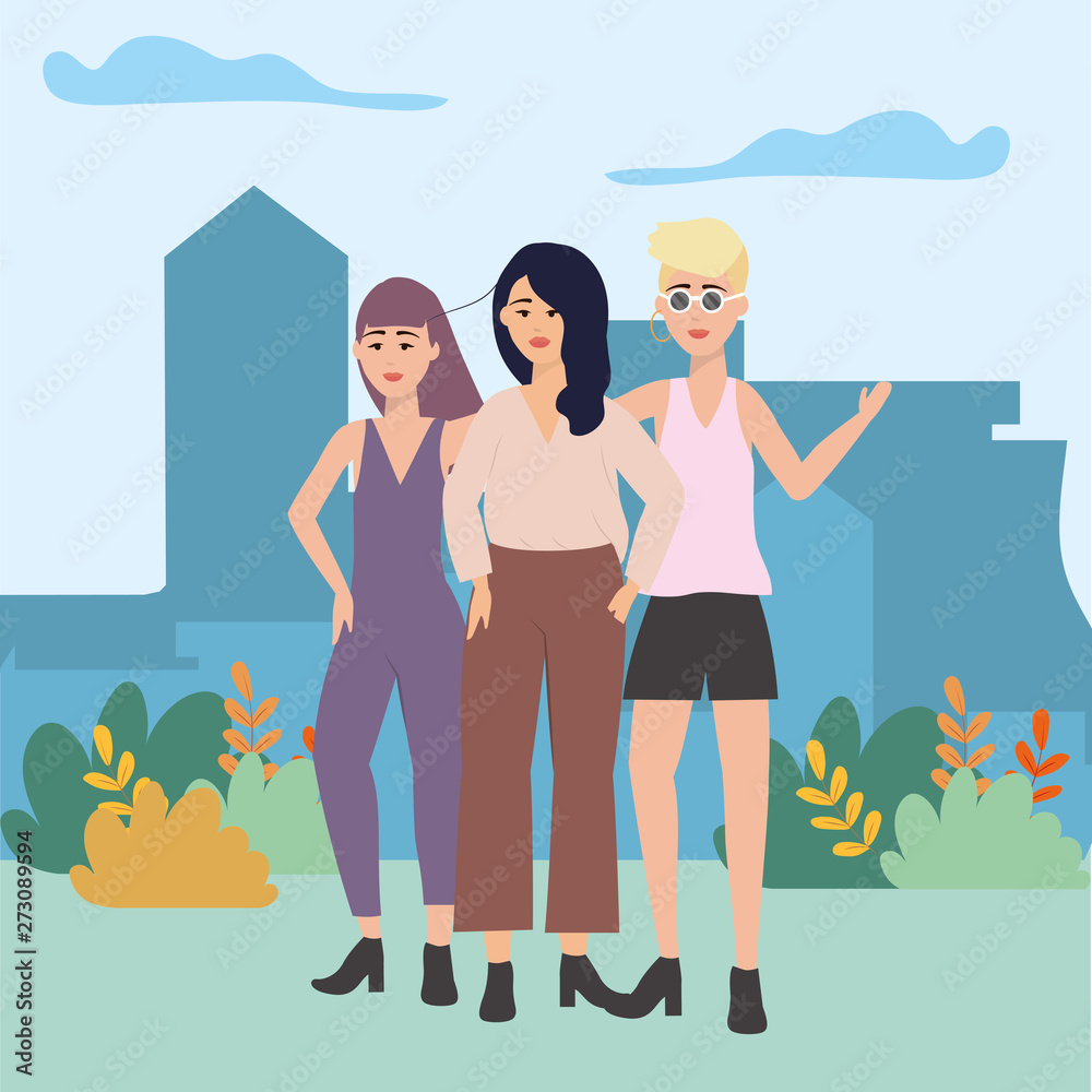 Avatars of fashion women design Avatars of fashion women design