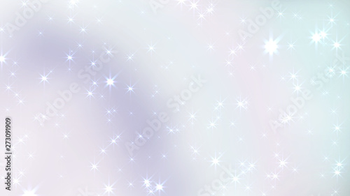 Obraz na płótnie Holographic Abstract Kawaii universe princess colors Fantasy Pastel Fairy rainbow stars and blurs background. w salonie