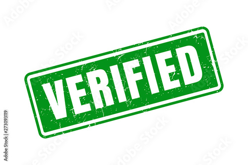 verified Stamp square vintage grunge Texture isolated sign Vector Illustration