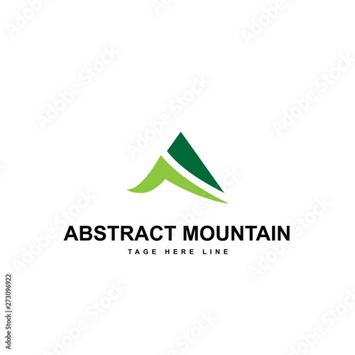 Free Download abstract mountain logo template - GFXLoad