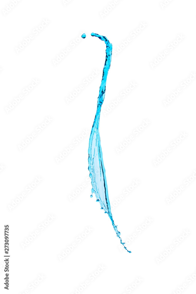 Water splashes isolated on white Water splashes isolated on white