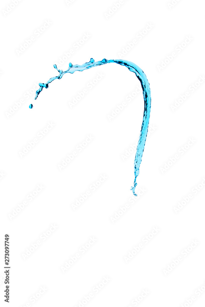Water splashes isolated on white Water splashes isolated on white