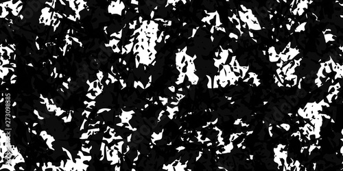 Black and white grunge texture seamless. Abstract monochrome background. Dirty covered with a chaotic pattern on the surface. Vintage old wall in scratches and scuffs.