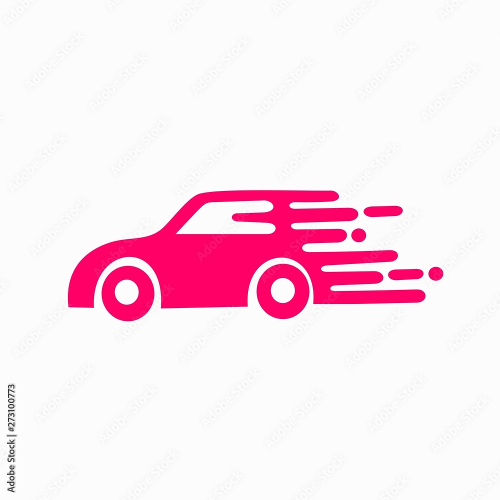 Splashes of paint that make up the car Splashes of paint that make up the car