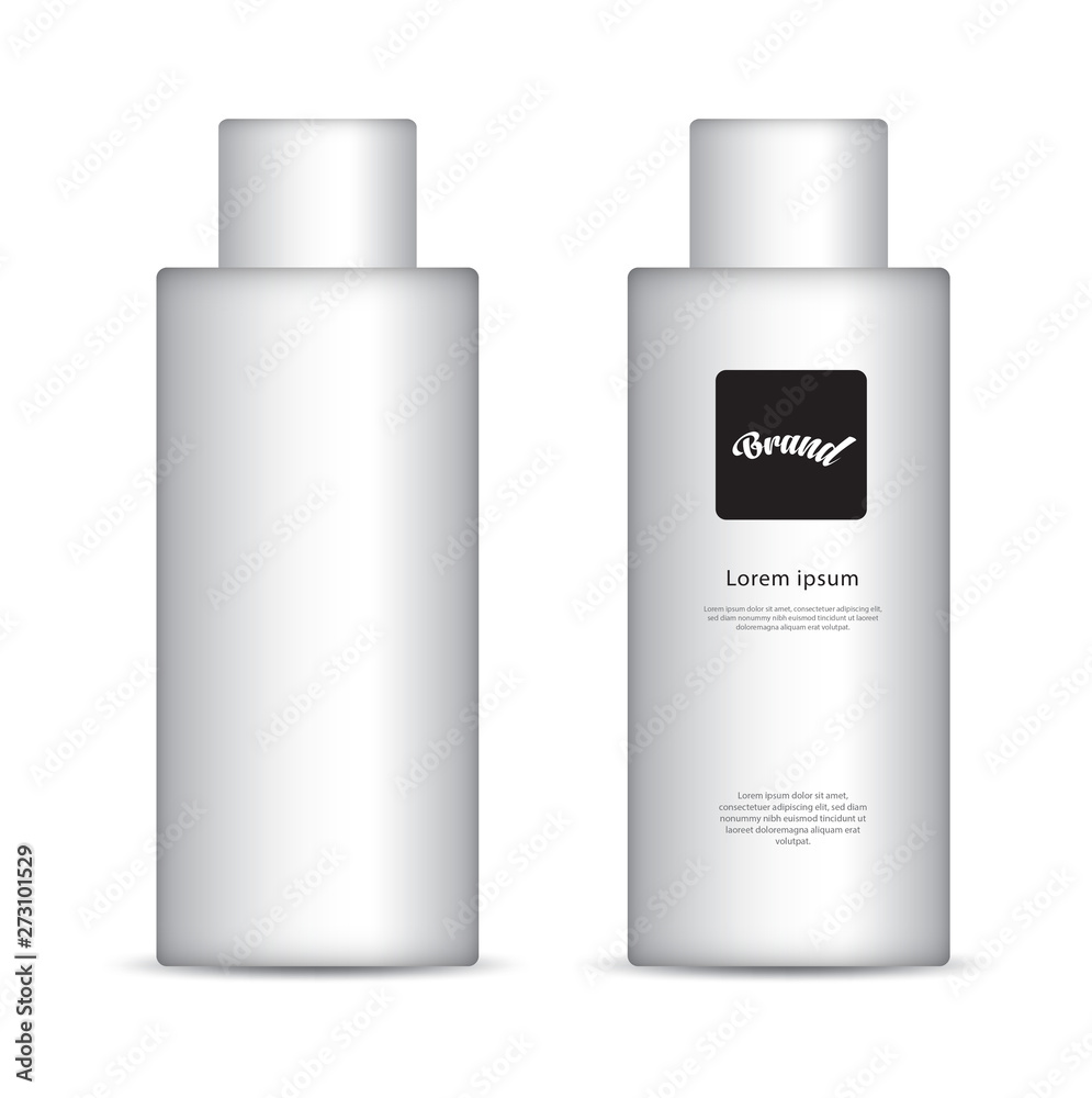White Tall cosmetic bottle mockup for cream, lotion, gel, tooth paste, sauce, glue, paint. Packaging design. cosmetics product. vector illustration. White Tall cosmetic bottle mockup for cream, lotion, gel, tooth paste, sauce, glue, paint. Packaging design. cosmetics product. vector illustration.