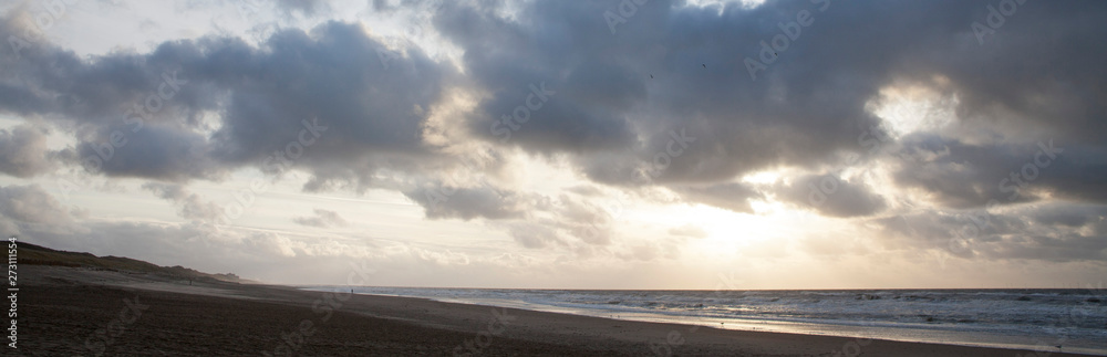 Dutch coast. Northsea. Clouds and sky. Sunset. Julianadorp. North Holland. Dutch coast. Northsea. Clouds and sky. Sunset. Julianadorp. North Holland.