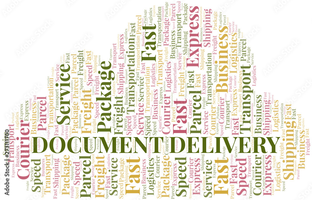 Document Delivery word cloud. Wordcloud made with text only. Document Delivery word cloud. Wordcloud made with text only.