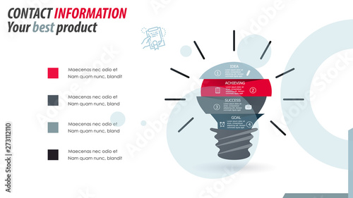 Brochure cover used in marketing and advertising