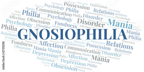 Gnosiophilia word cloud. Type of Philia.