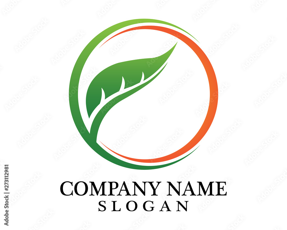 Logos of green leaf ecology nature element vector Logos of green leaf ecology nature element vector