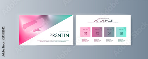 Set of brochures infographics for marketing the promotion goods and services on market