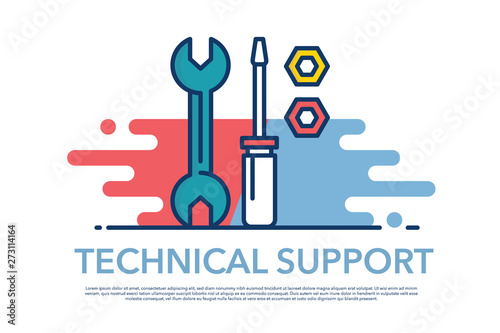 TECHNICAL SUPPORT ICON SET