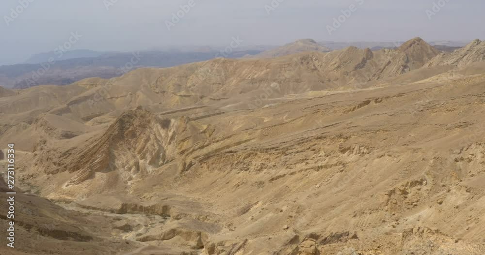 Eilat mountains landscape Long shot of Eilat Mountains Israel