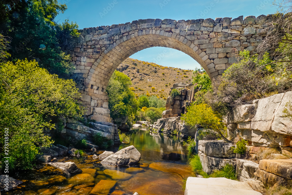 stone bridge in roman style