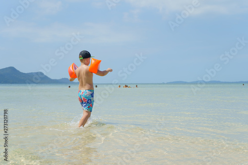 little boy on the beach