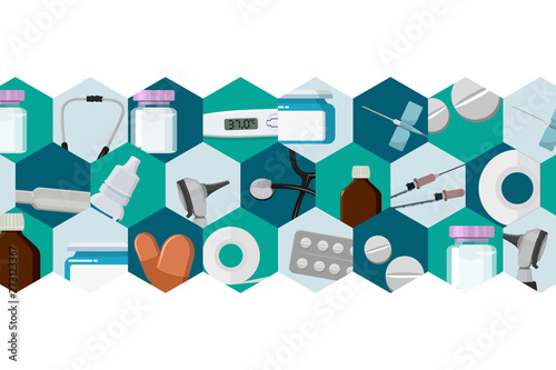 Pharmazie Kachel Konzept Banner