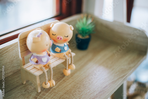 child playing with toys