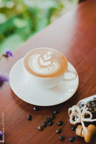 coffee cup on table