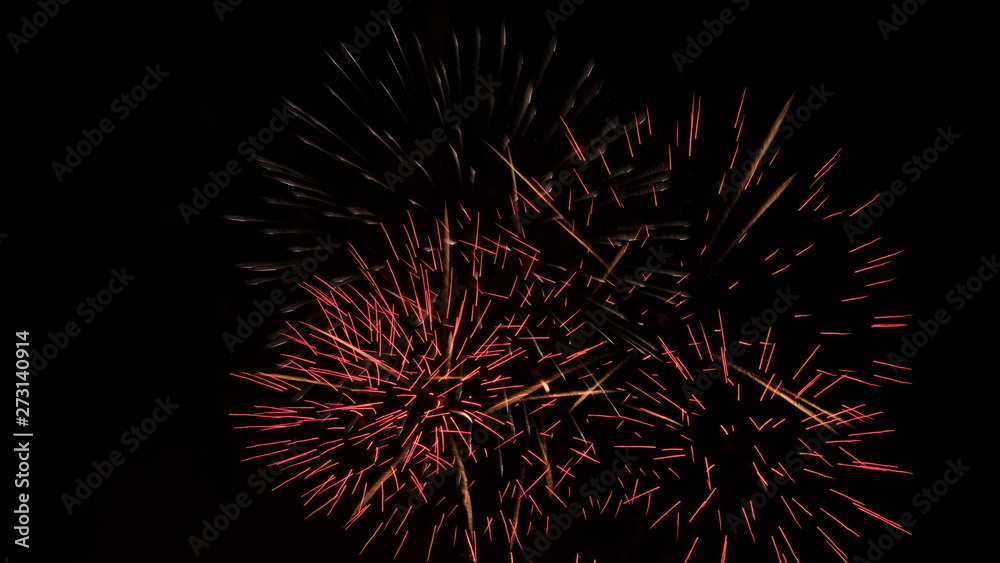 fireworks lights in the night sky fireworks lights in the night sky