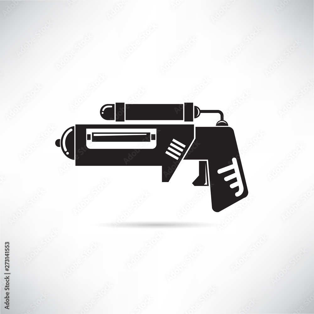 futuristic gun icon