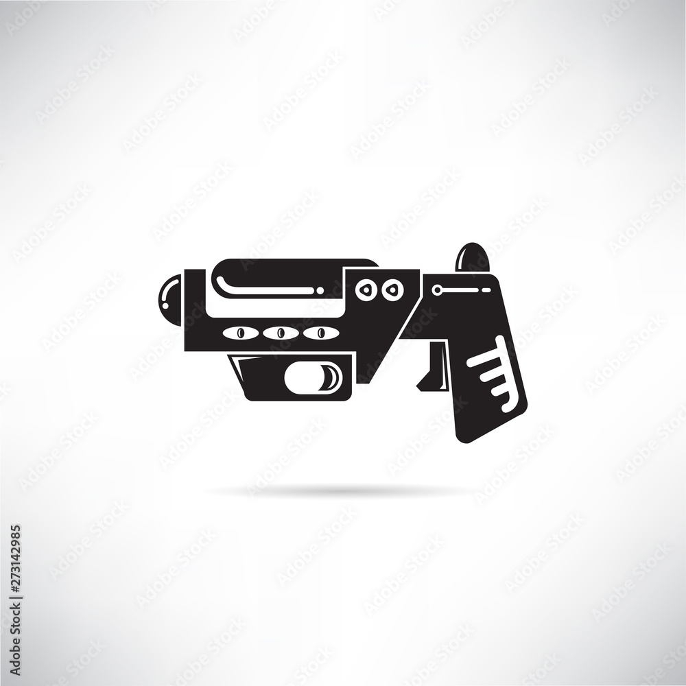 futuristic gun icon futuristic gun icon