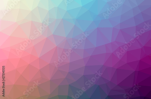 Illustration of abstract Purple horizontal low poly background. Beautiful polygon design pattern.