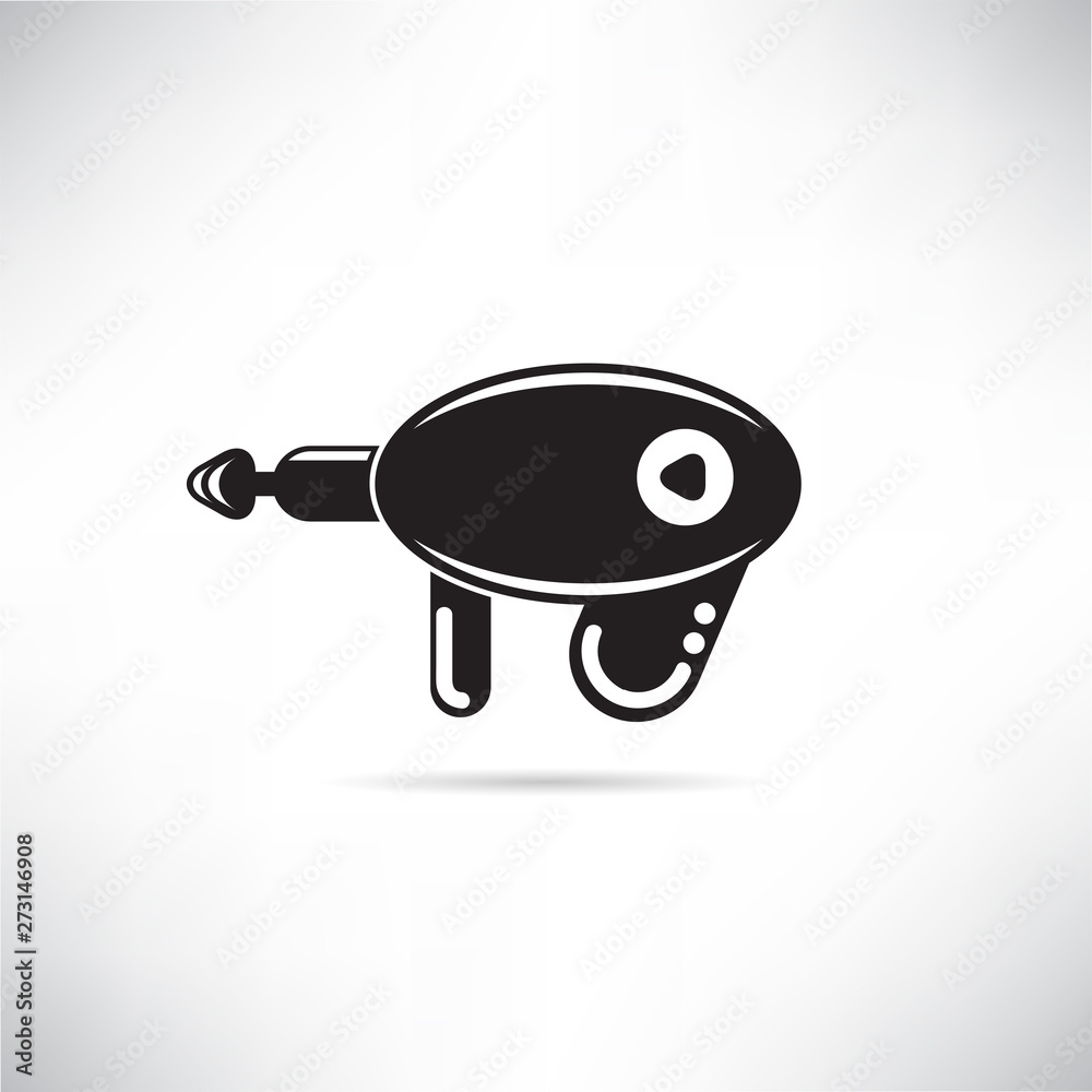 Fototapeta premium futuristic gun icon