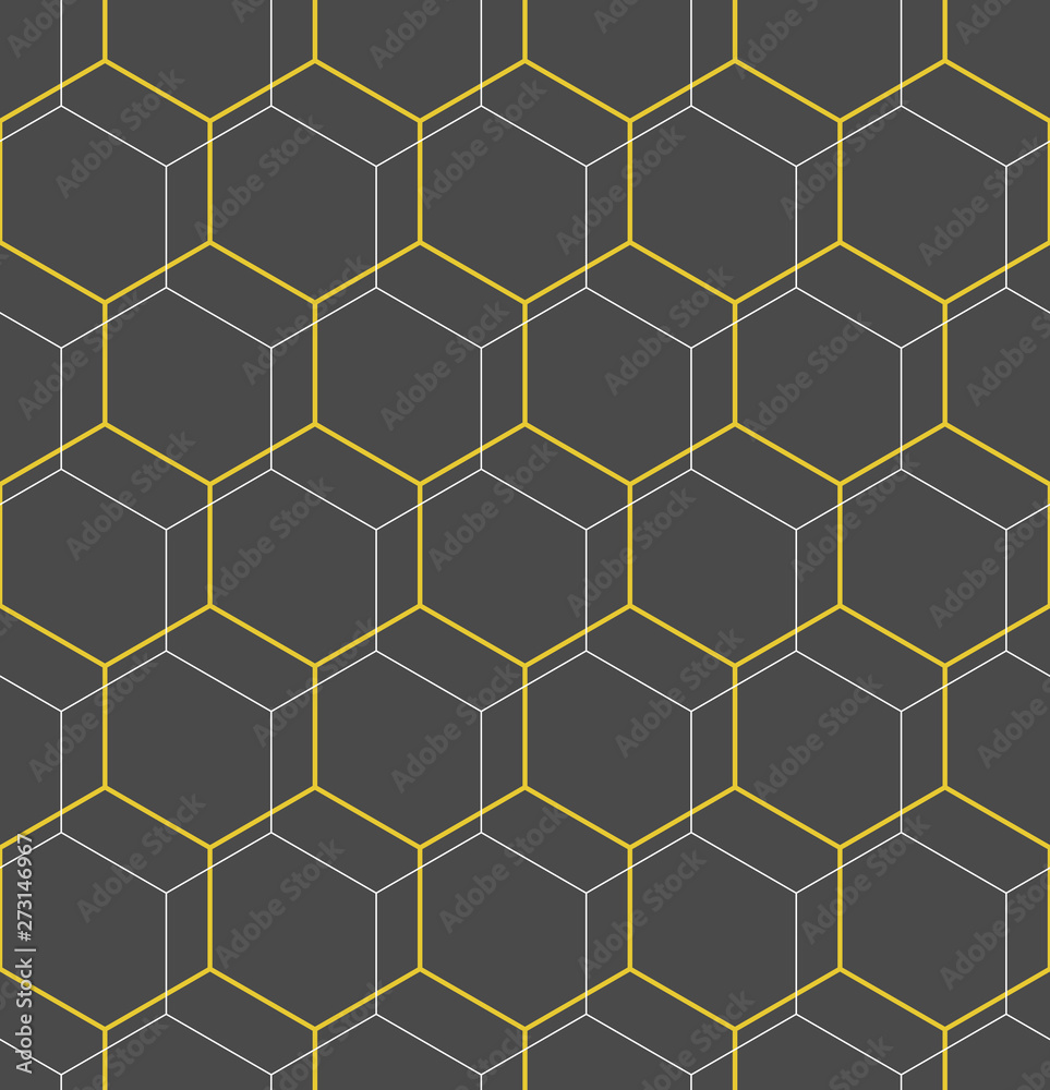 Geometric abstract vector hexagonal background. Geometric modern golden ornament. Seamless modern pattern Geometric abstract vector hexagonal background. Geometric modern golden ornament. Seamless modern pattern