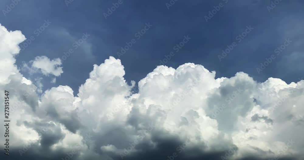 Clear blue sky with beautiful clouds, 4K. Clear blue sky with beautiful clouds, 4K.