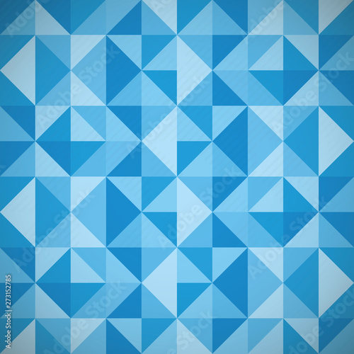 Fototapeta Naklejka Na Ścianę i Meble -  Abstract background polygonal vector. Geometric vector illustration. Creative template design. Abstract vector background for use in design. Blue colors
