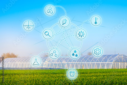 Biotechnology in the agro-cultural industry. High technologies and innovations. Farming and agronomy. Selection of agricultural plants. Agricultural mechanization. Greenhouses for vegetables.